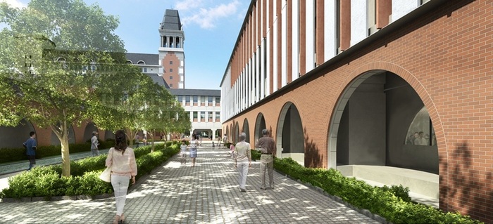 防災危機管理センター(プロムナード)イメージパース