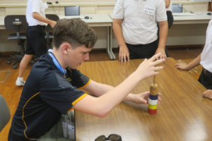 上成小学校児童との交流