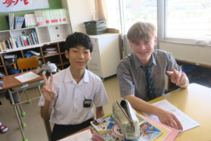 通学体験の様子