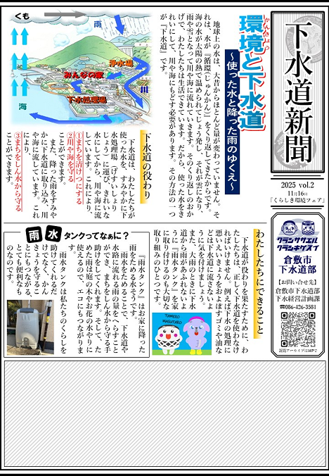 下水道新聞（環境フェア用）表面