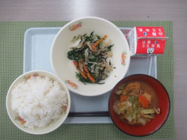 令和8年1月27日献立写真（小学校）