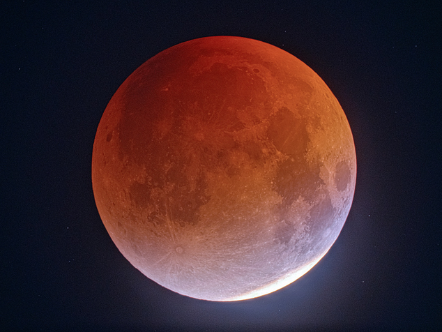 皆既月食の画像