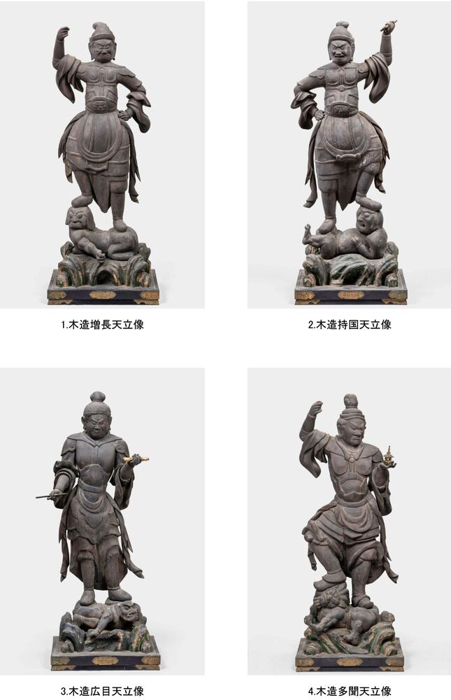 写真：木造天部立像