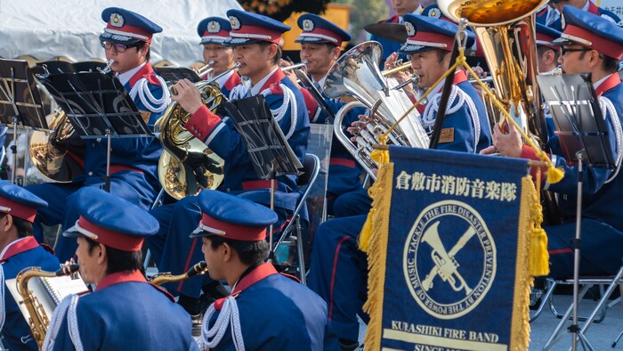 消防音楽隊写真