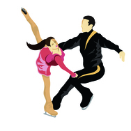 アイスダンスイラスト