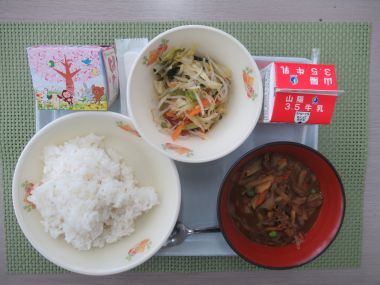 令和8年3月9日献立写真