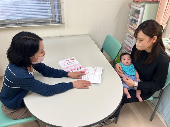 すくすくステーションでの面談