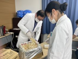 写真：災害食調理