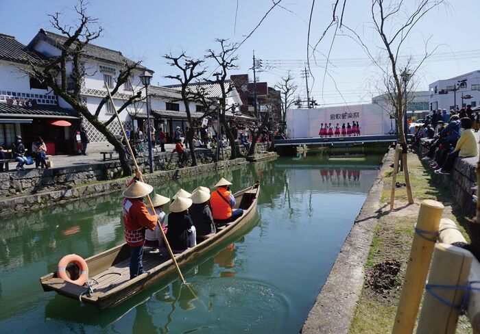 美観地区での町並みコンサートの様子の画像