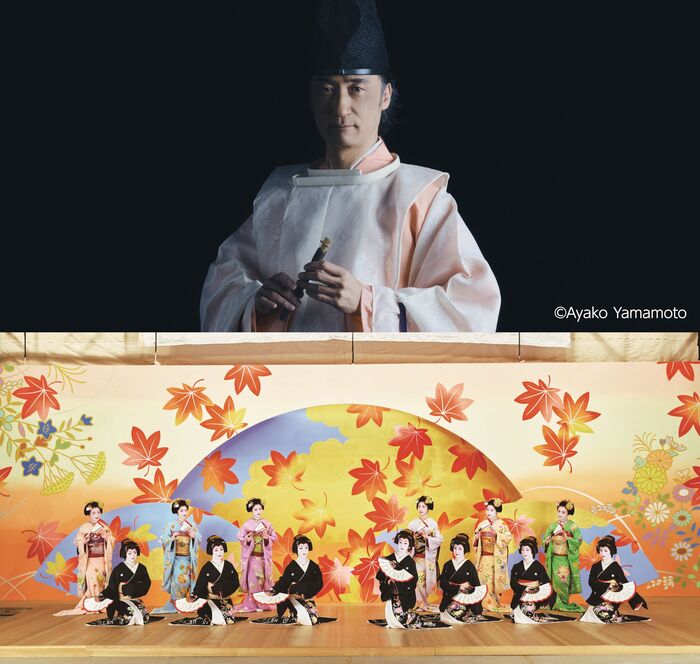 とうぎひできさんと、祇園東歌舞会の芸妓舞妓の画像