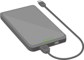 モバイルバッテリーのイラスト