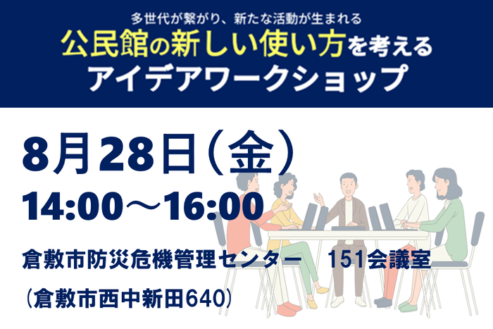 公民館の新しい使い方を考えるアイデアワークショップ画像