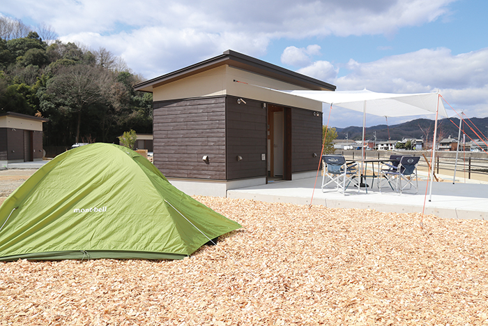 オートキャンプ場の写真