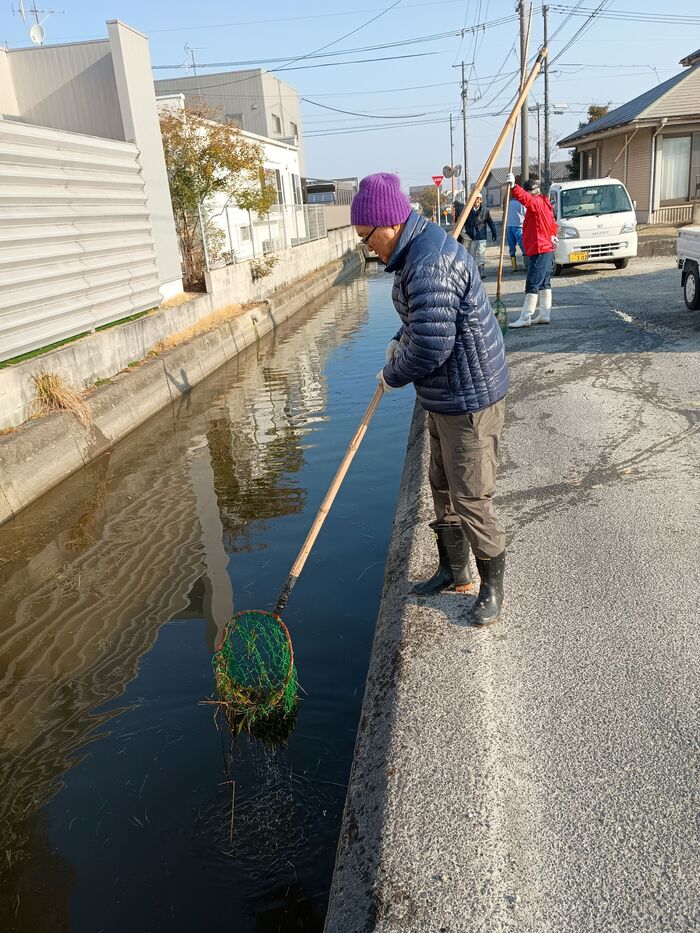 清掃作業の様子