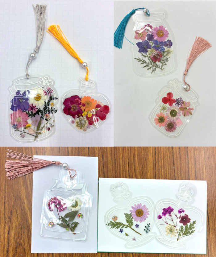 受講者の作品(しおり)