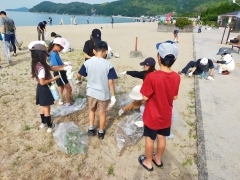 海岸清掃イラスト