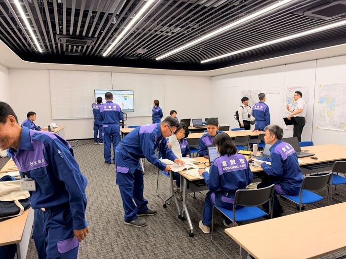 水島地区本部の様子