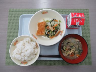 令和8年9月18日献立写真