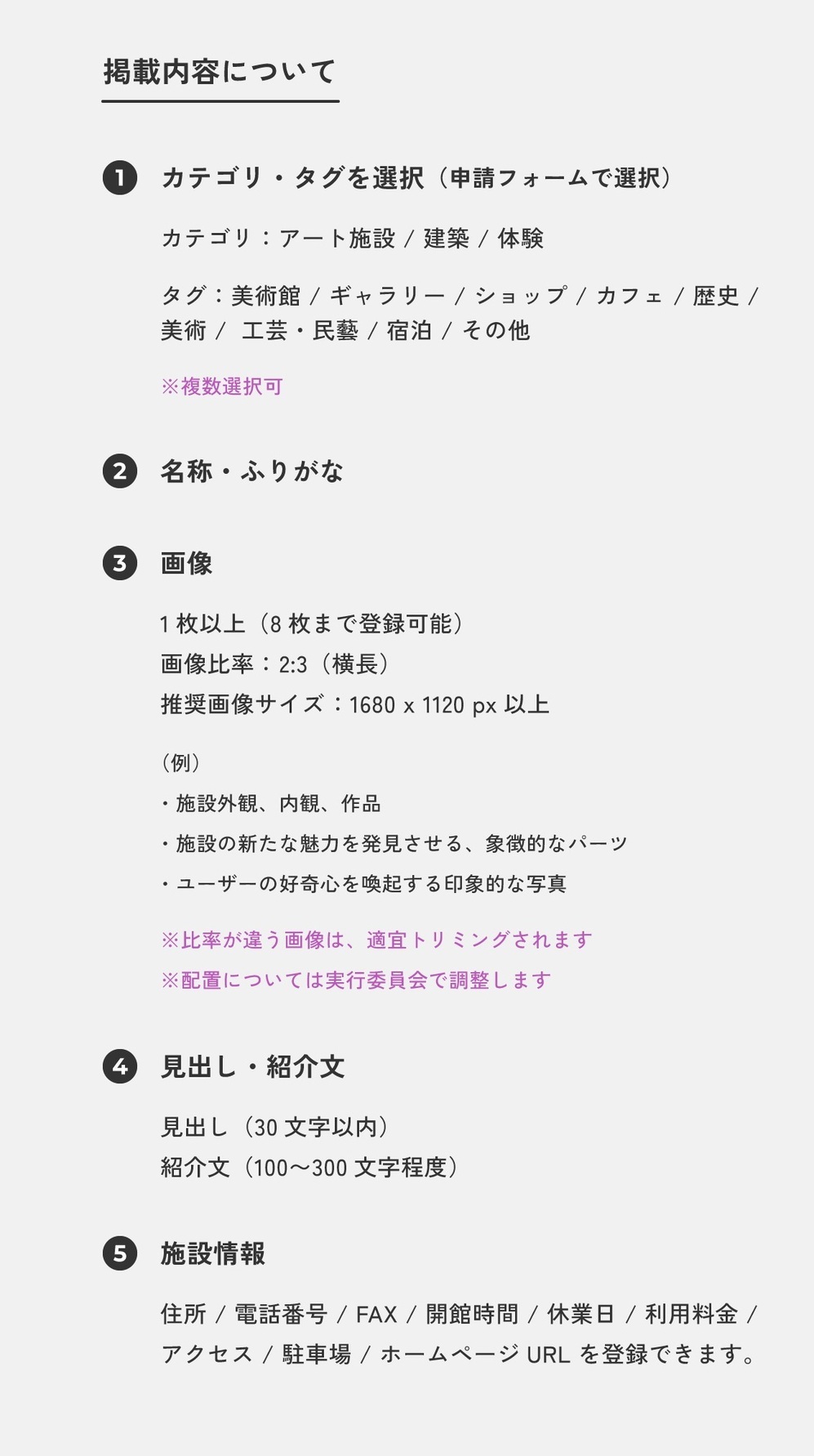 掲載例 説明