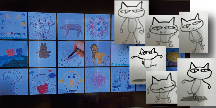 キャラクターが動く様子(イメージ)