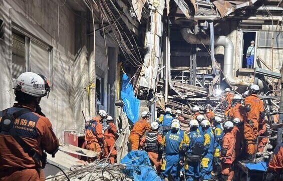 令和8年熊本地震での救助・人名検索活動の写真