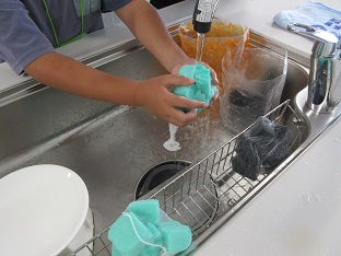 水切り体験