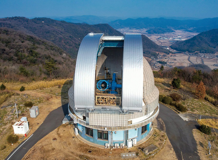 国立天文台188cm望遠鏡の写真