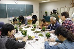 環境にやさしいエコ鉢のインテリア盆栽教室写真