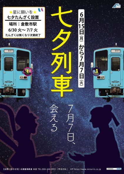 七夕列車ポスター