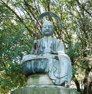 青銅露座地蔵菩薩坐像