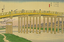 池田遙邨「東海道五十三次〈京都 三條大橋〉」1931年