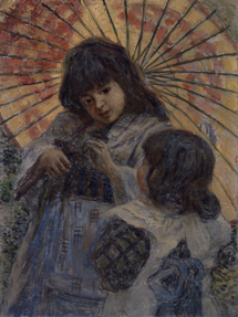 青木繁「二人の少女」1909年