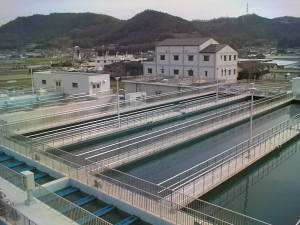 浄水処理施設の写真